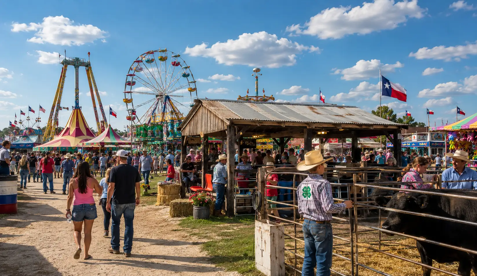 RV camping at Brazoria County Fairgrounds