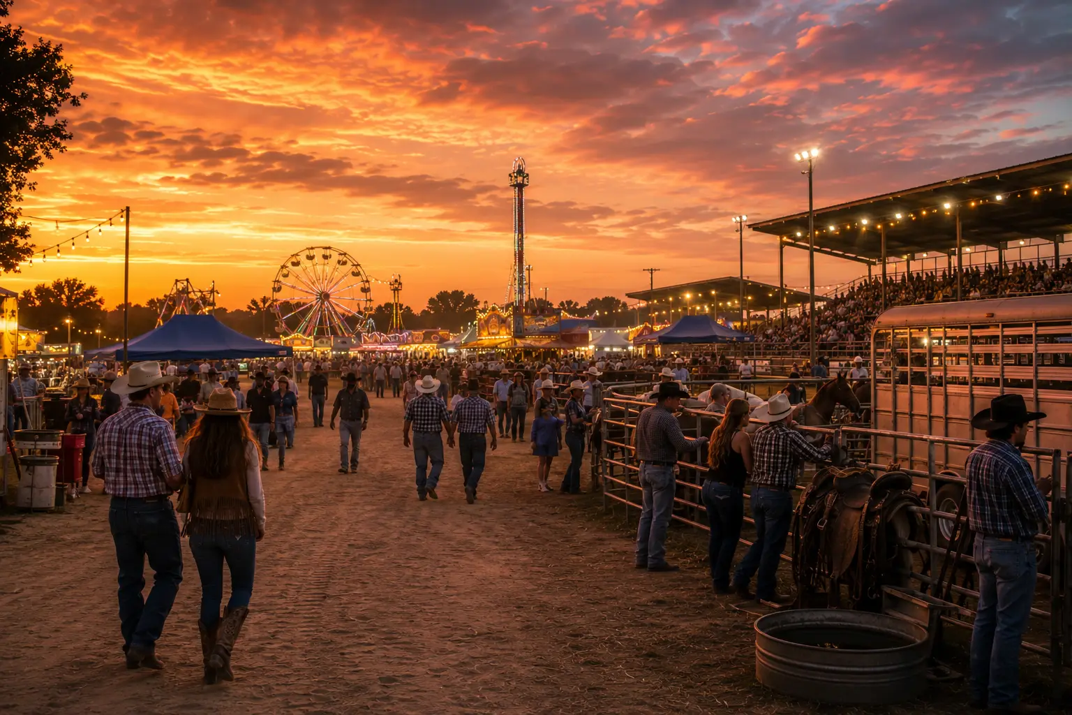 RV camping at Colorado County Fair and Rodeo