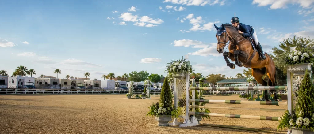 Horse show at Great Southwest Equestrian Center