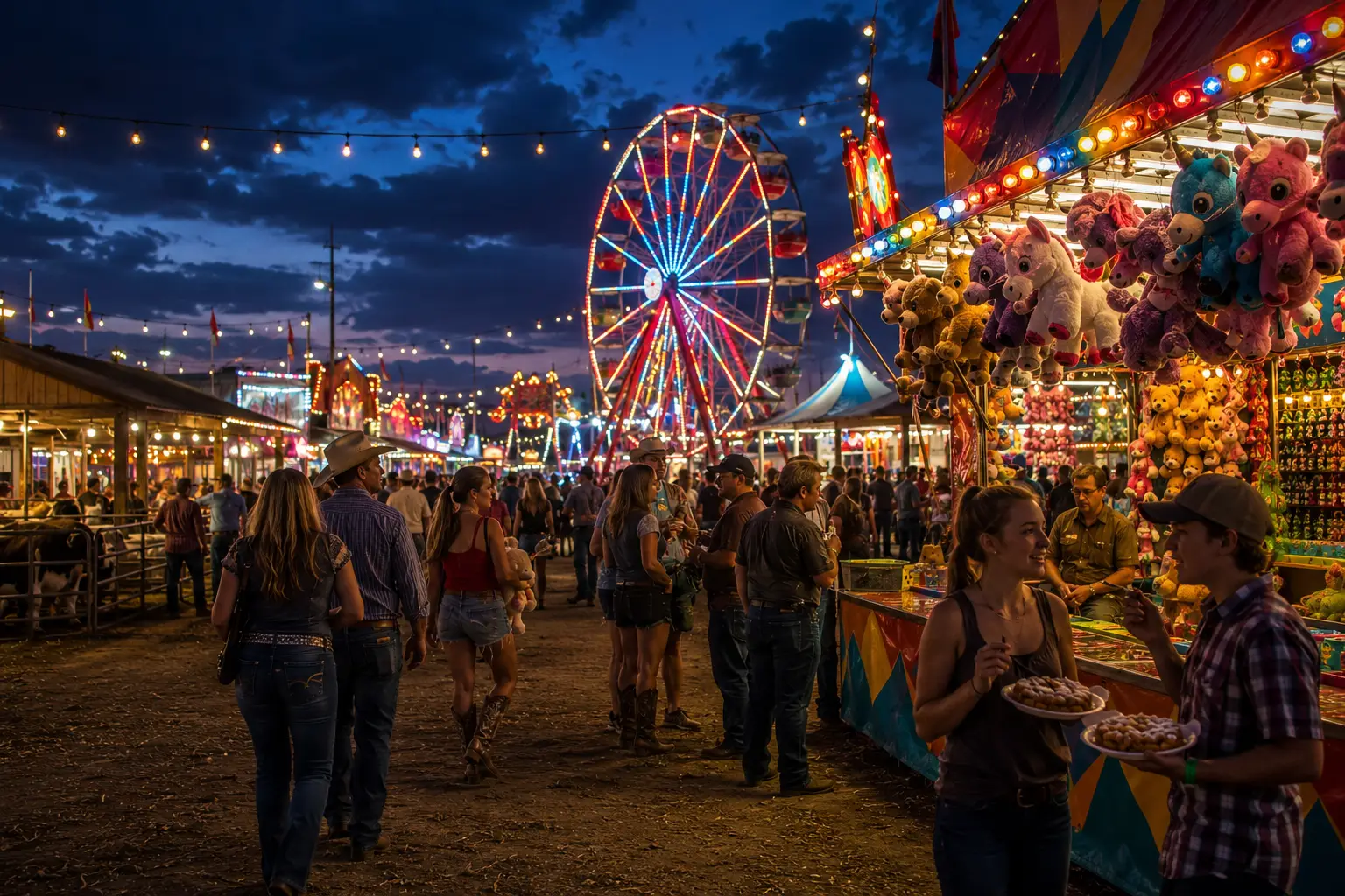 RV camping at Grimes County Fair