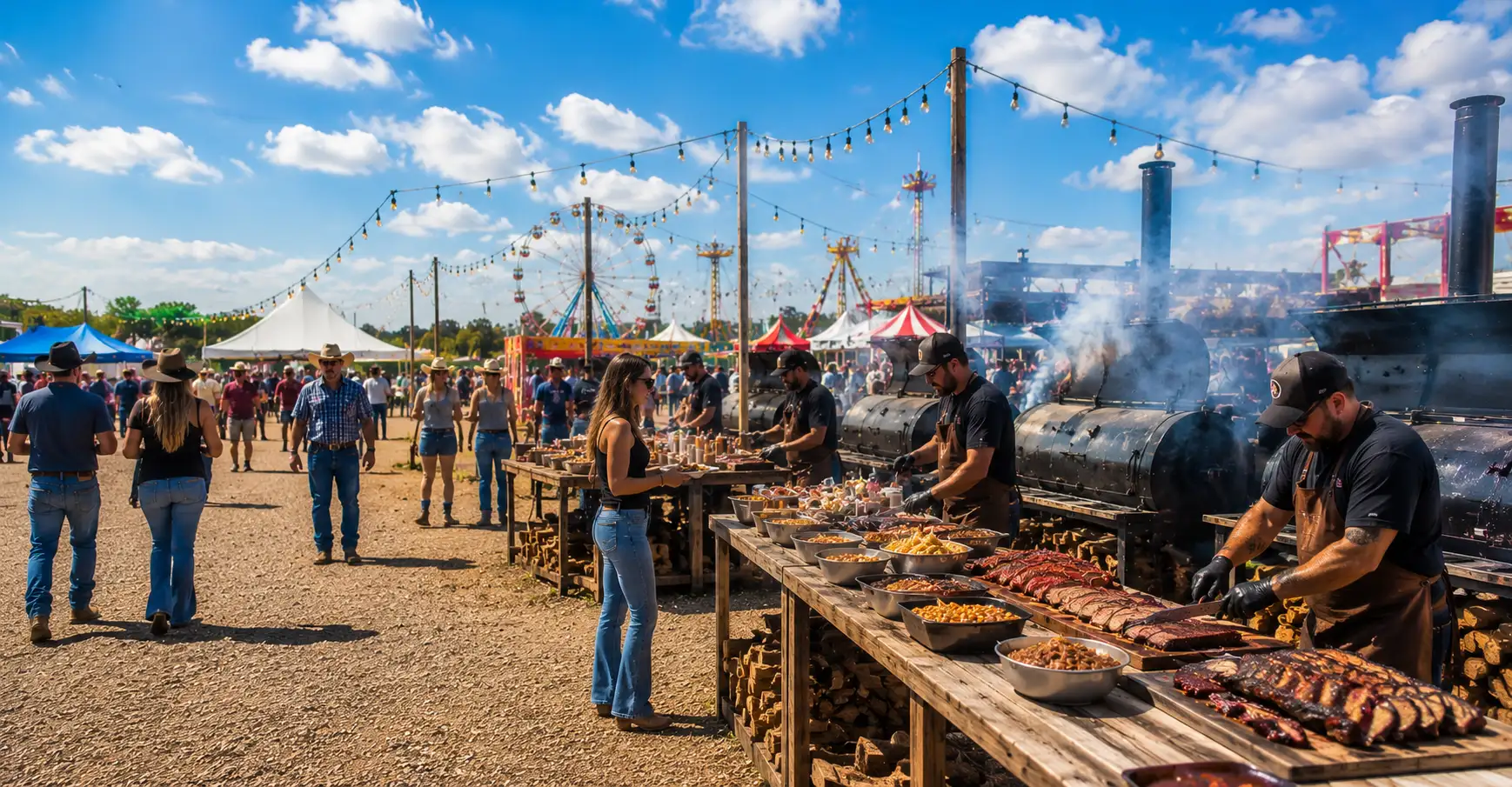 RV camping at Houston Rodeo event