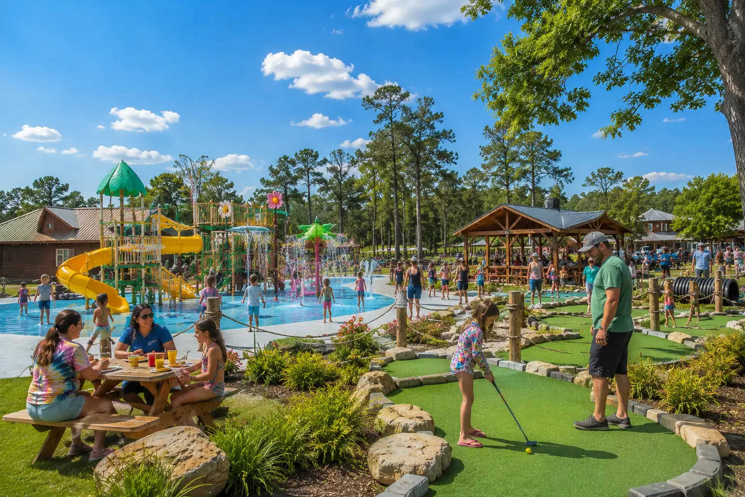 RV camping at Jellystone Park Waller