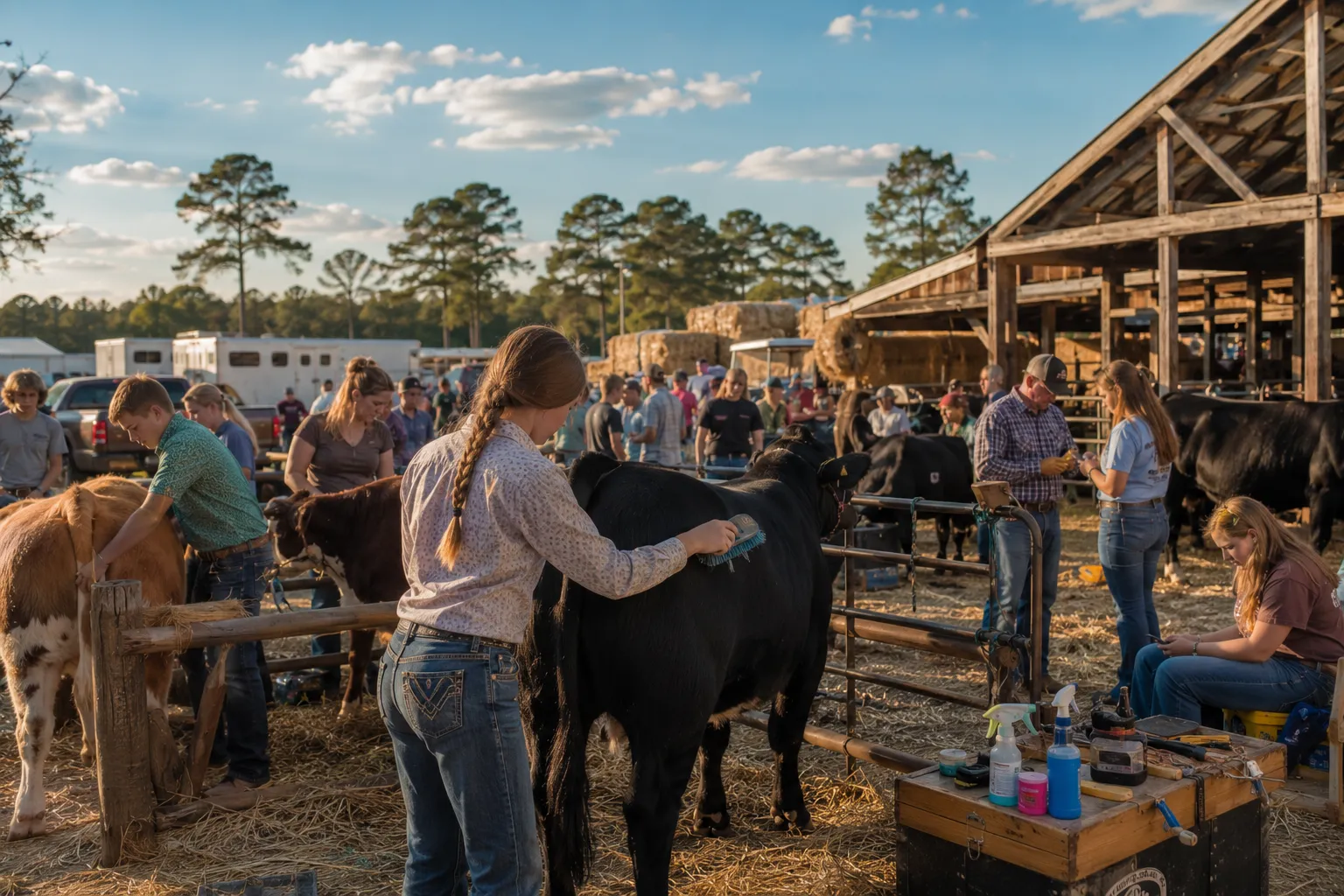 RV camping at San Jacinto County Fair