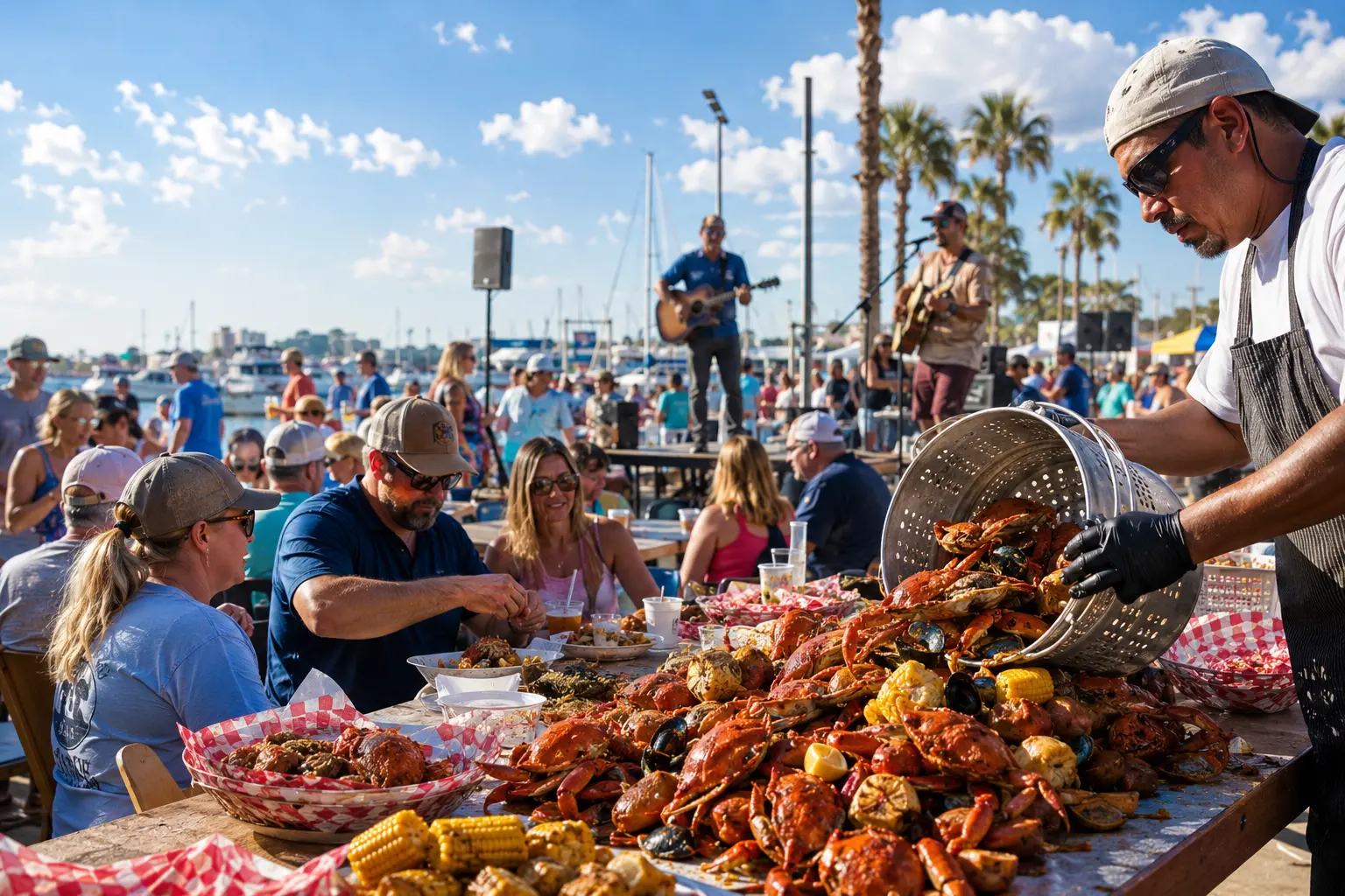 RV camping at Texas Crab Festival