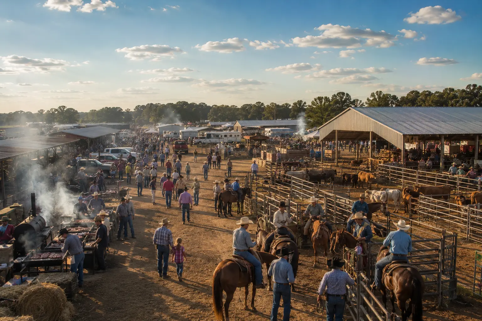RV camping at Trinity Valley Fair and Rodeo