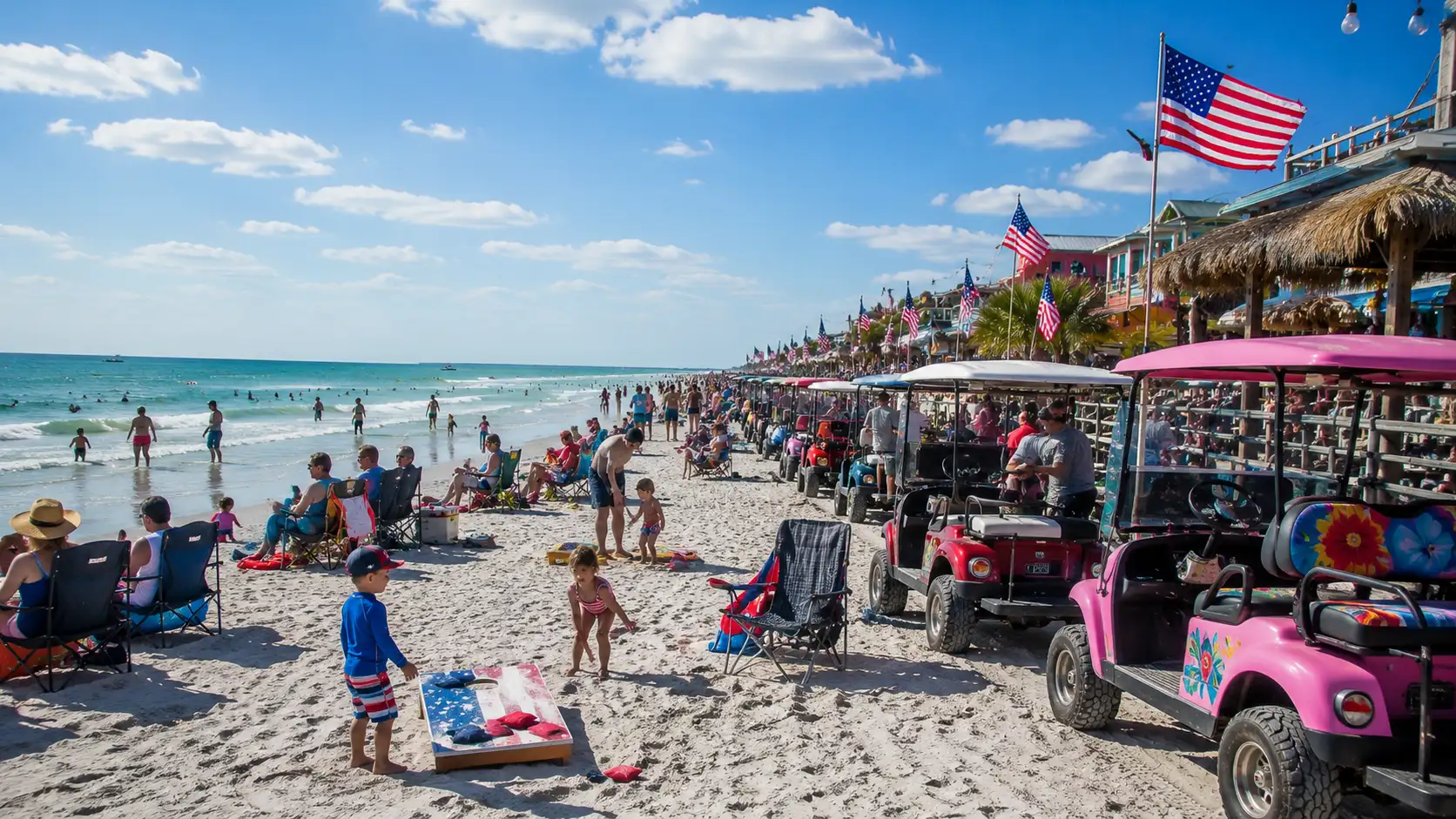 Camp Margaritaville Crystal Beach Fourth of July Weekend_Camping