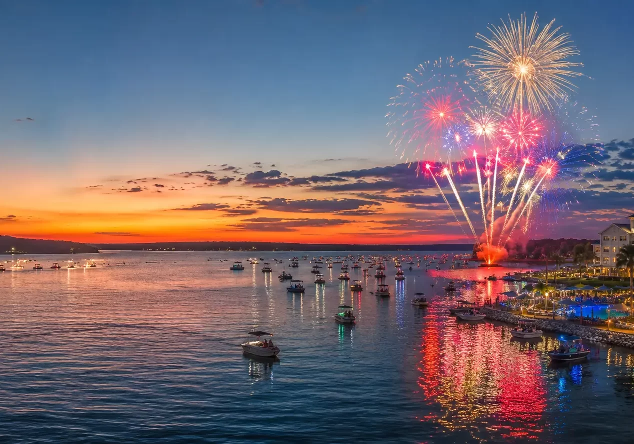 Margaritaville Lake Conroe Fourth of July in Paradise