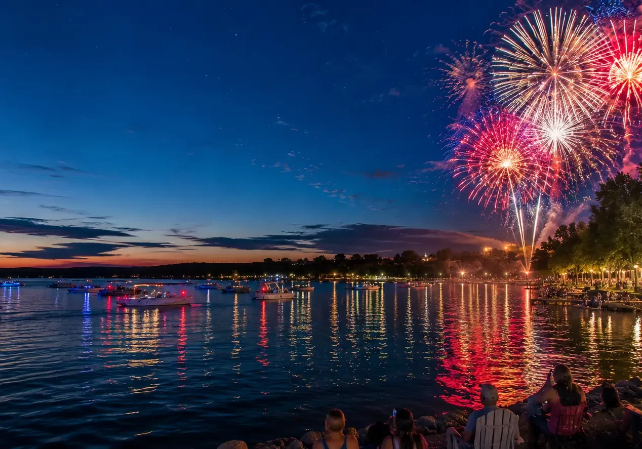 On The Lake RV Resort July 4th Fireworks